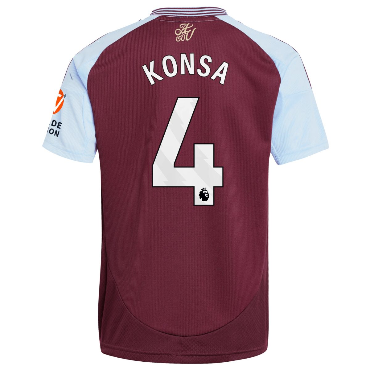 aston villa adidas home shirt 2024-25 with konsa 4 printing Collection - Aston Villa Official Store