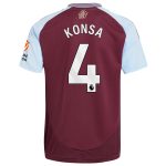 aston villa adidas home shirt 2024-25 with konsa 4 printing Collection - Aston Villa Official Store