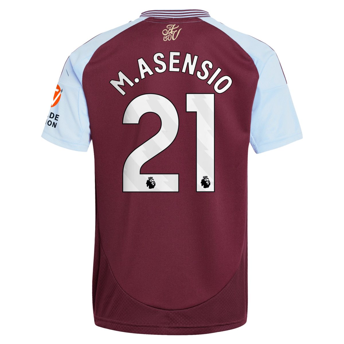 aston villa adidas home shirt 2024-25 with m.asensio 21 printing Collection - Aston Villa Official Store
