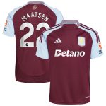 aston villa adidas home shirt 2024-25 with maatsen 22 printing Collection - Aston Villa Official Store