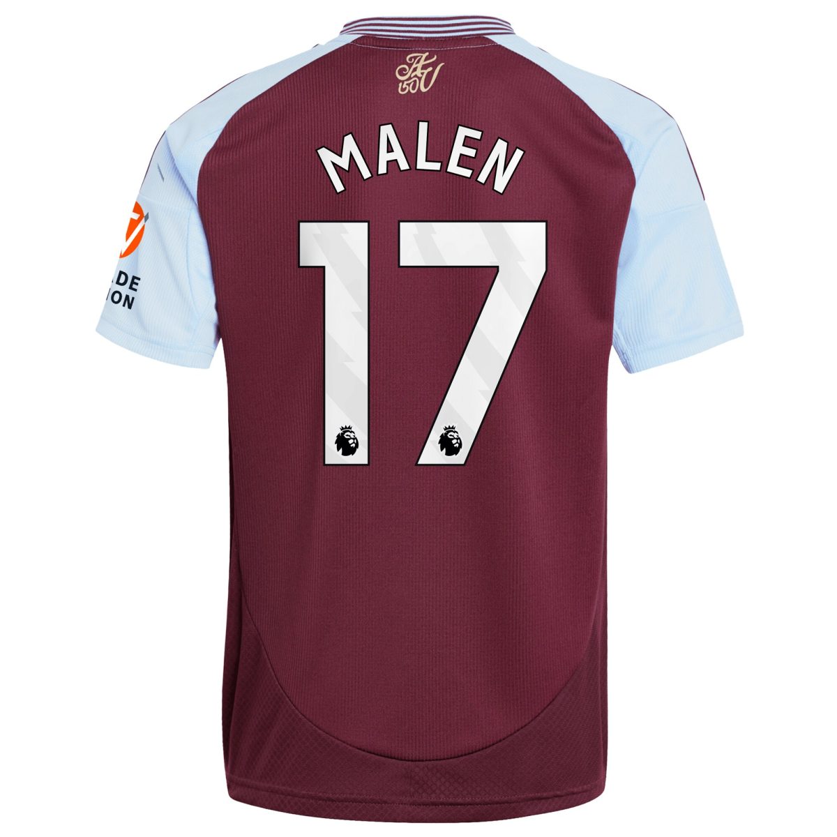 aston villa adidas home shirt 2024-25 with malen 17 printing Collection - Aston Villa Official Store