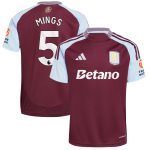 aston villa adidas home shirt 2024-25 with mings 5 printing Collection - Aston Villa Official Store