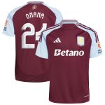 aston villa adidas home shirt 2024-25 with onana 24 cup printing Collection - Aston Villa Official Store