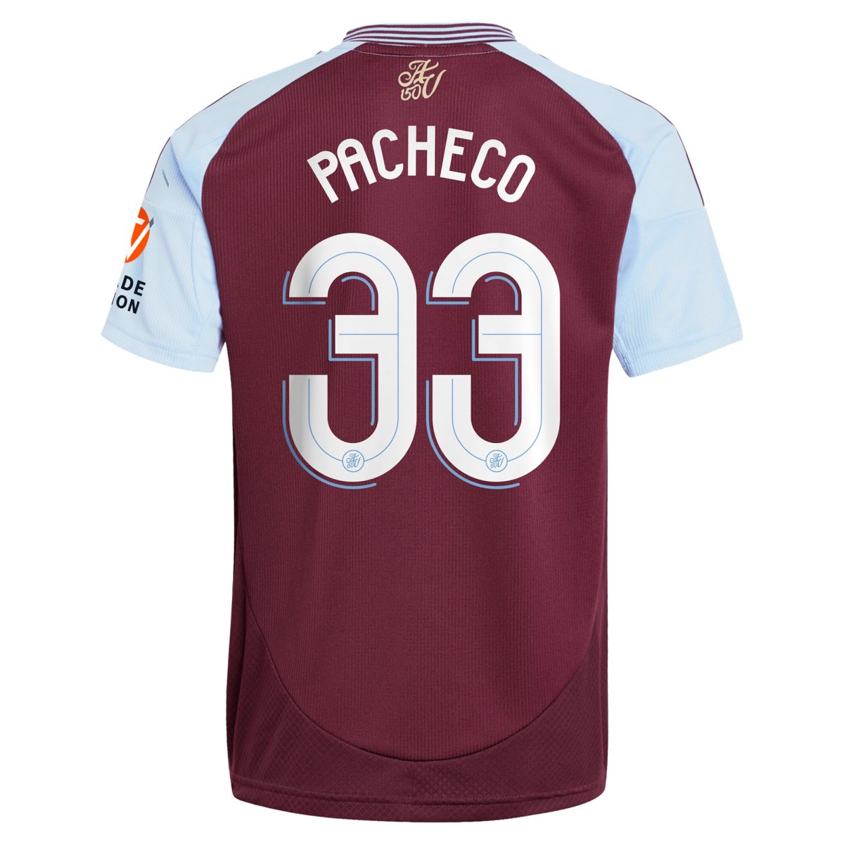 aston villa adidas home shirt 2024-25 with pacheco 33 cup printing Collection - Aston Villa Official Store