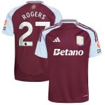 aston villa adidas home shirt 2024-25 with rogers 27 printing Collection - Aston Villa Official Store