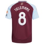 aston villa adidas home shirt 2024-25 with tielemans 8 cup printing Collection - Aston Villa Official Store