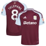 aston villa adidas home shirt 2024-25 with tielemans 8 printing Collection - Aston Villa Official Store