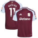 aston villa adidas home shirt 2024-25 with watkins 11 printing Collection - Aston Villa Official Store