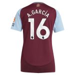 aston villa adidas home shirt 2024-25 – womens with a.garcía 16 printing Collection - Aston Villa Official Store
