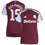 aston villa adidas home shirt 2024-25 – womens with alex moreno 15 cup printing Collection - Aston Villa Official Store