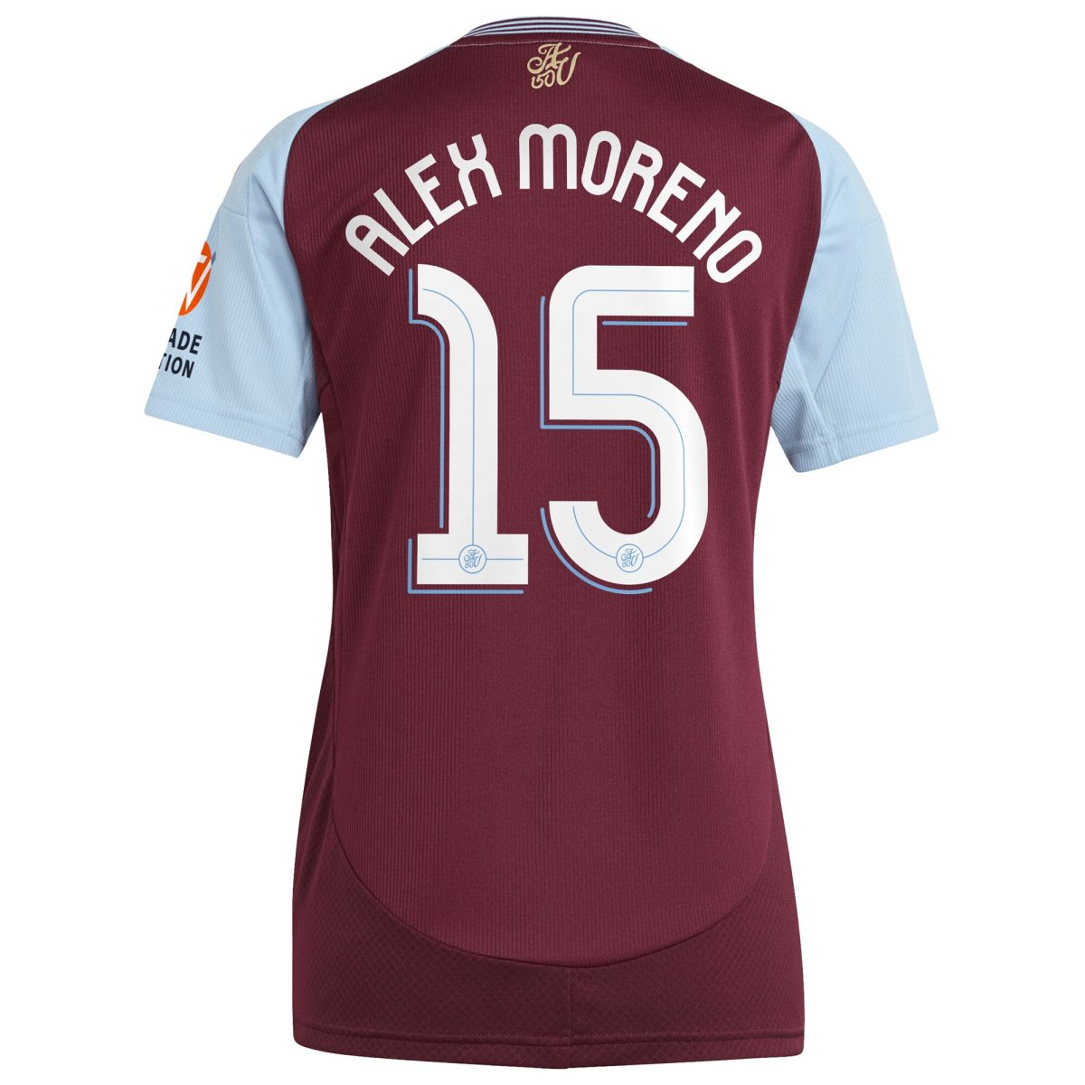 aston villa adidas home shirt 2024-25 – womens with alex moreno 15 cup printing Collection - Aston Villa Official Store