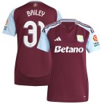 aston villa adidas home shirt 2024-25 – womens with bailey 31 cup printing Collection - Aston Villa Official Store