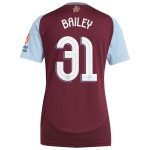 aston villa adidas home shirt 2024-25 – womens with bailey 31 cup printing Collection - Aston Villa Official Store