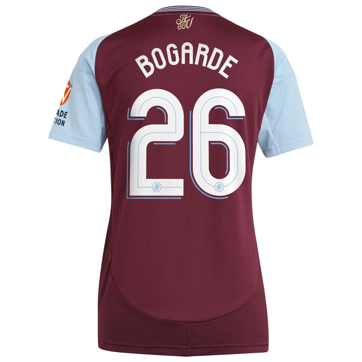 aston villa adidas home shirt 2024-25 – womens with bogarde 26 cup printing Collection - Aston Villa Official Store