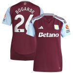 aston villa adidas home shirt 2024-25 – womens with bogarde 26 printing Collection - Aston Villa Official Store