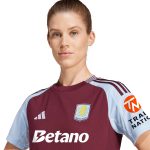aston villa adidas home shirt 2024-25 – womens with custom printing Collection - Aston Villa Official Store