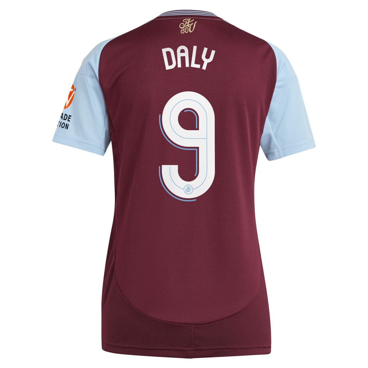 aston villa adidas home shirt 2024-25 – womens with daly 9 cup printing Collection - Aston Villa Official Store