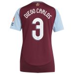 aston villa adidas home shirt 2024-25 – womens with diego carlos 3 cup printing Collection - Aston Villa Official Store