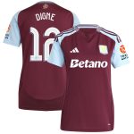 aston villa adidas home shirt 2024-25 – womens with digne 12 cup printing Collection - Aston Villa Official Store
