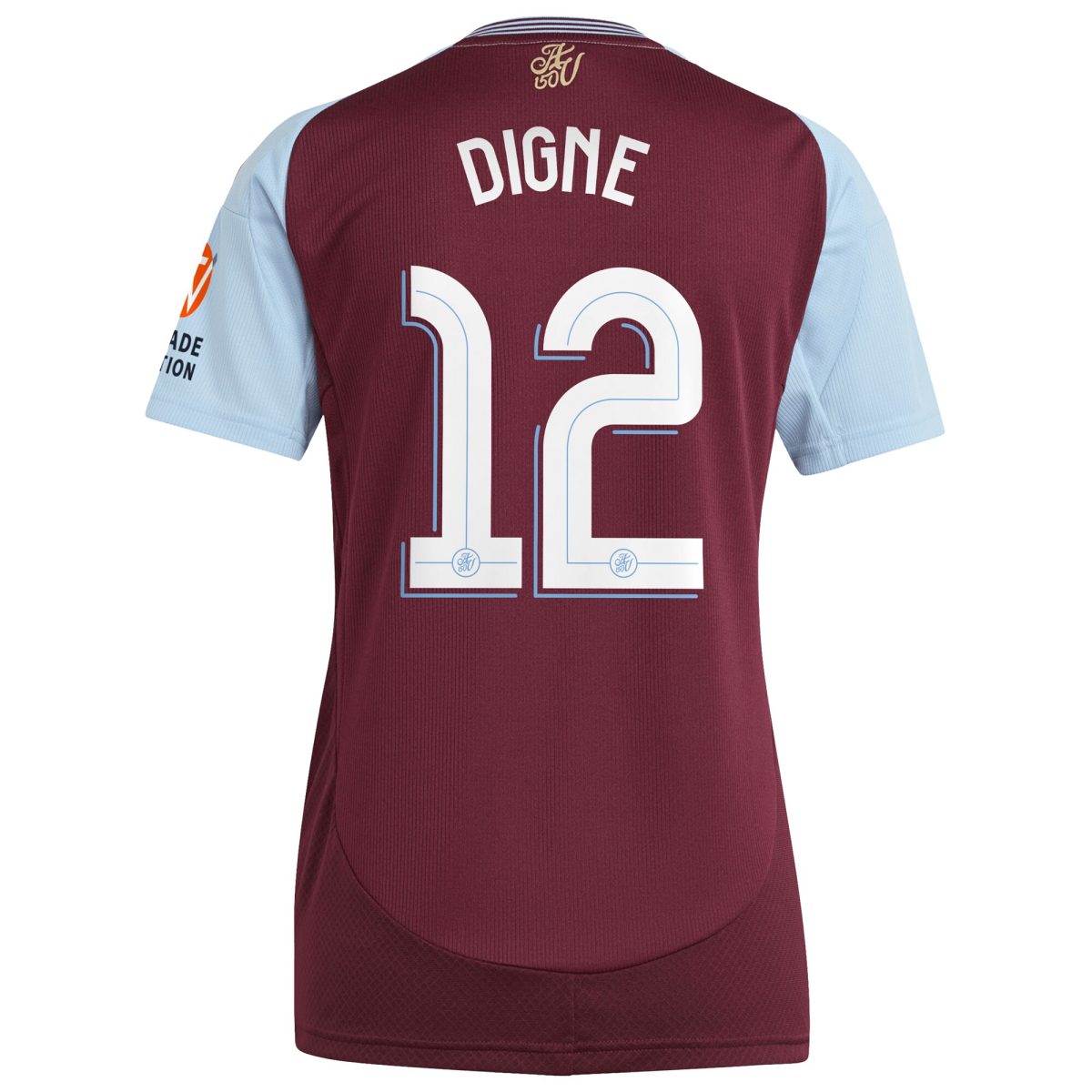aston villa adidas home shirt 2024-25 – womens with digne 12 cup printing Collection - Aston Villa Official Store