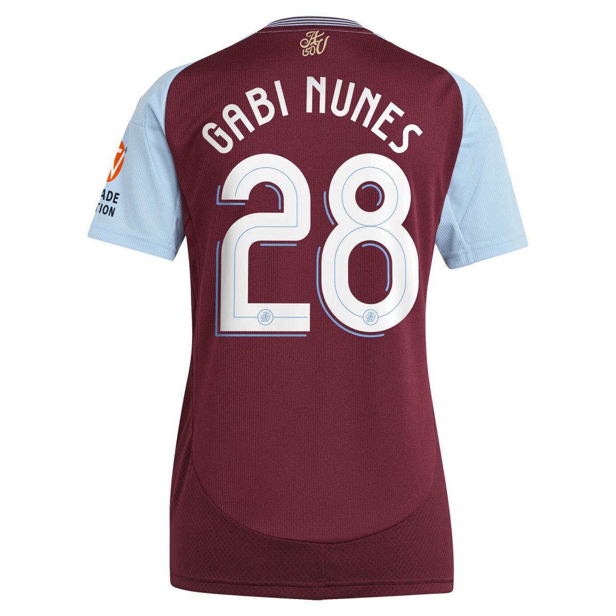 aston villa adidas home shirt 2024-25 – womens with gabi nunes 28 cup printing Collection - Aston Villa Official Store