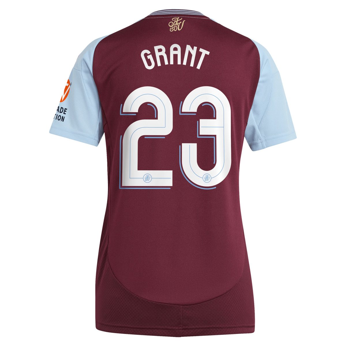 aston villa adidas home shirt 2024-25 – womens with grant 23 cup printing Collection - Aston Villa Official Store