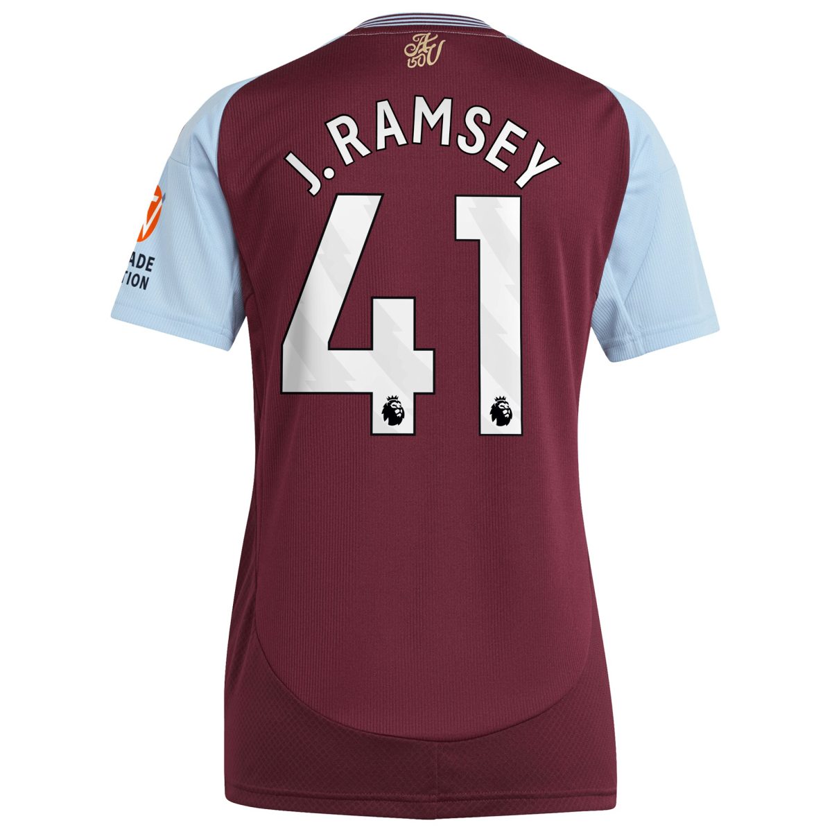 aston villa adidas home shirt 2024-25 – womens with j. ramsey 41 printing Collection - Aston Villa Official Store