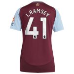 aston villa adidas home shirt 2024-25 – womens with j. ramsey 41 printing Collection - Aston Villa Official Store