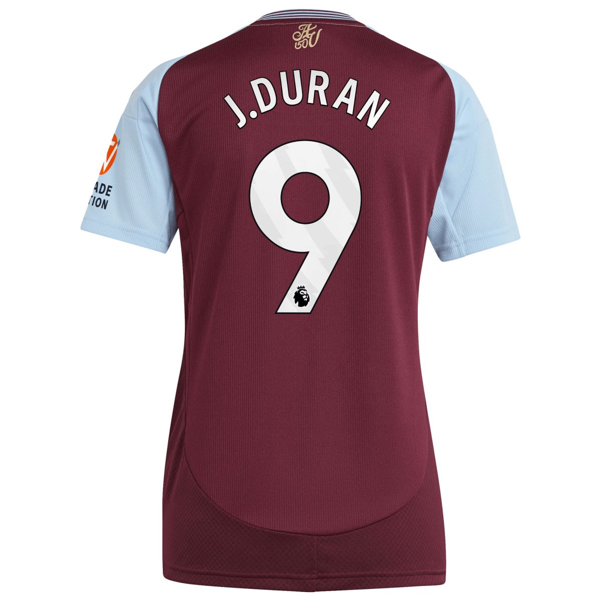 aston villa adidas home shirt 2024-25 – womens with j.duran 9 printing Collection - Aston Villa Official Store