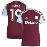 aston villa adidas home shirt 2024-25 – womens with jaden 19 printing Collection - Aston Villa Official Store