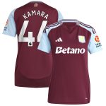 aston villa adidas home shirt 2024-25 – womens with kamara 44 printing Collection - Aston Villa Official Store