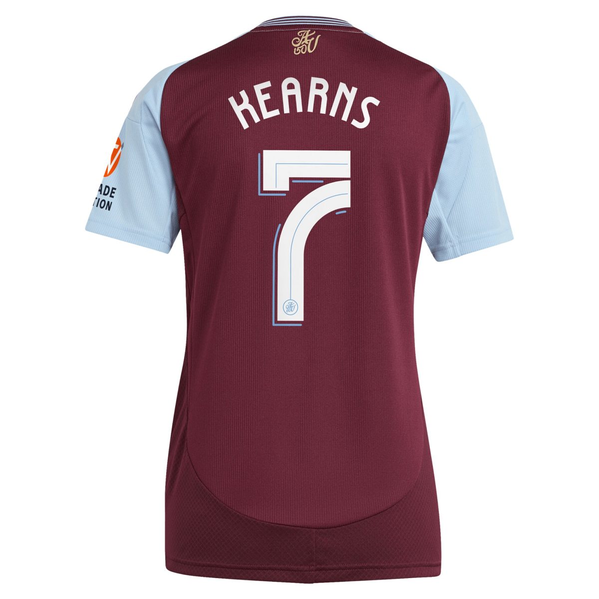 aston villa adidas home shirt 2024-25 – womens with kearns 7 cup printing Collection - Aston Villa Official Store