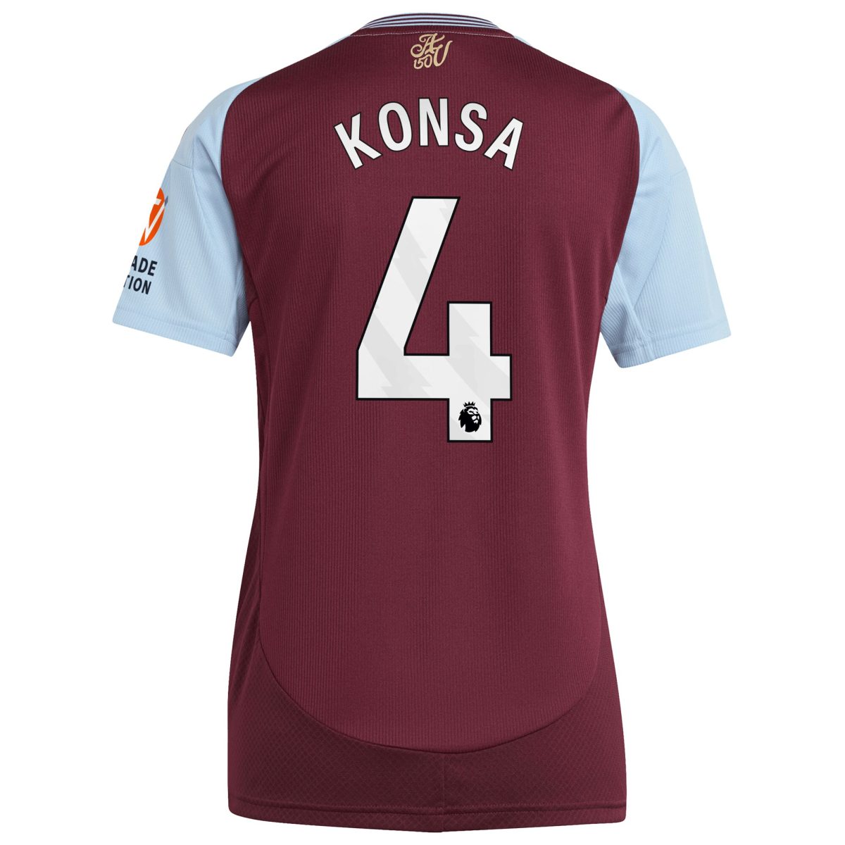 aston villa adidas home shirt 2024-25 – womens with konsa 4 printing Collection - Aston Villa Official Store