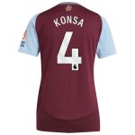 aston villa adidas home shirt 2024-25 – womens with konsa 4 printing Collection - Aston Villa Official Store