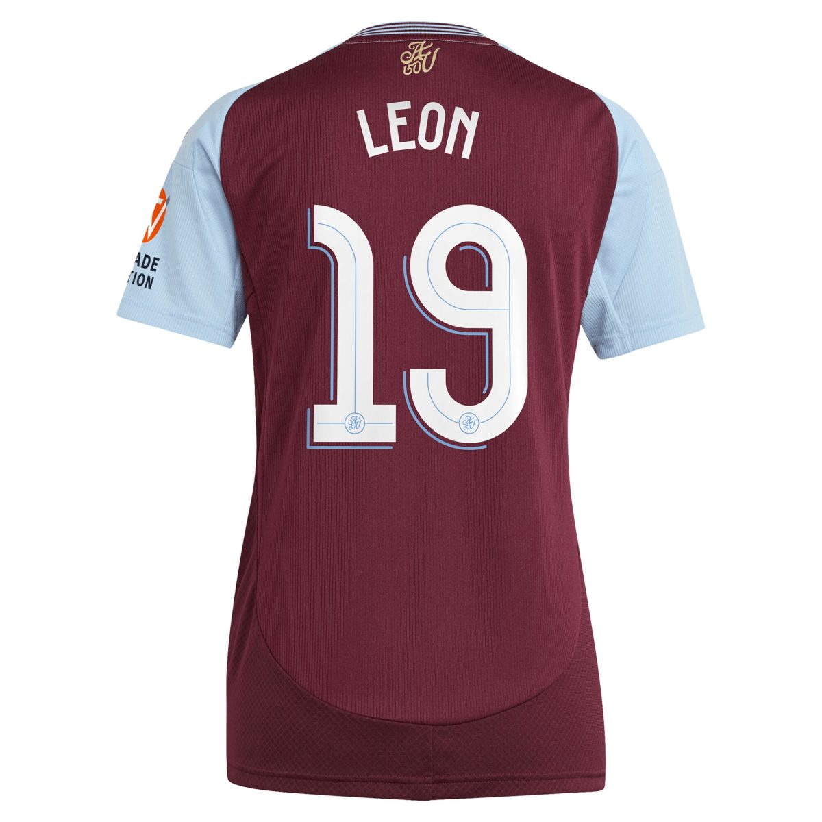 aston villa adidas home shirt 2024-25 – womens with leon 19 cup printing Collection - Aston Villa Official Store