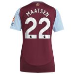 aston villa adidas home shirt 2024-25 – womens with maatsen 22 printing Collection - Aston Villa Official Store