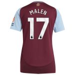 aston villa adidas home shirt 2024-25 – womens with malen 17 printing Collection - Aston Villa Official Store