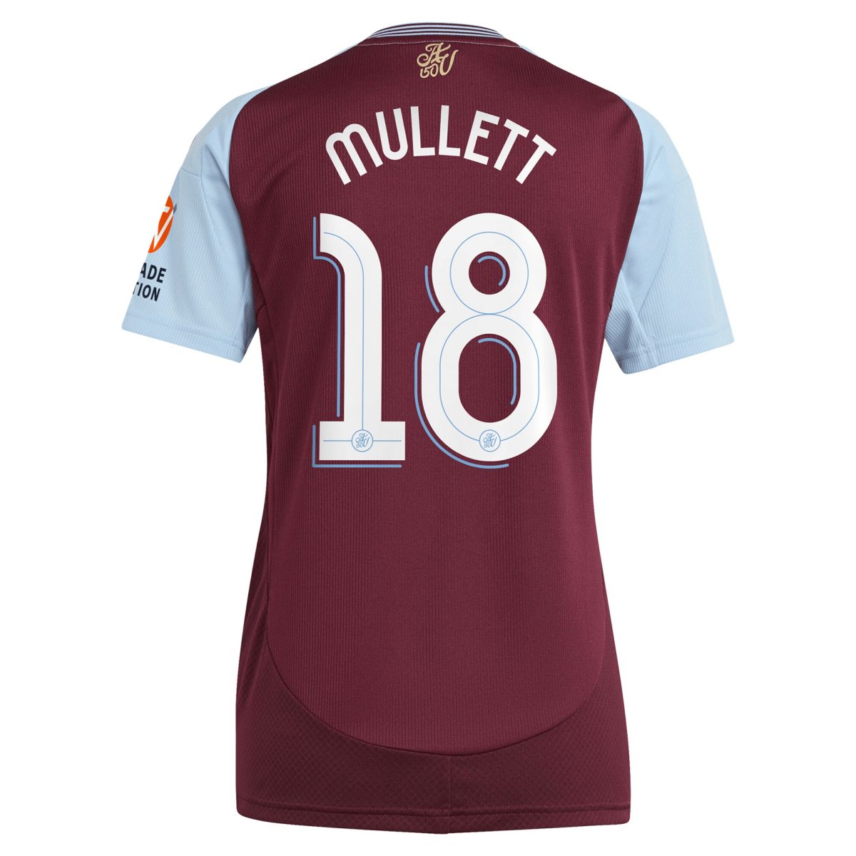 aston villa adidas home shirt 2024-25 – womens with mullett 18 cup printing Collection - Aston Villa Official Store