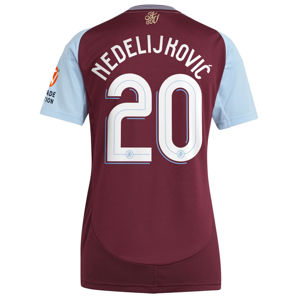 aston villa adidas home shirt 2024-25 – womens with nedeljković 20 cup printing Collection - Aston Villa Official Store