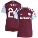aston villa adidas home shirt 2024-25 – womens with onana 24 cup printing Collection - Aston Villa Official Store