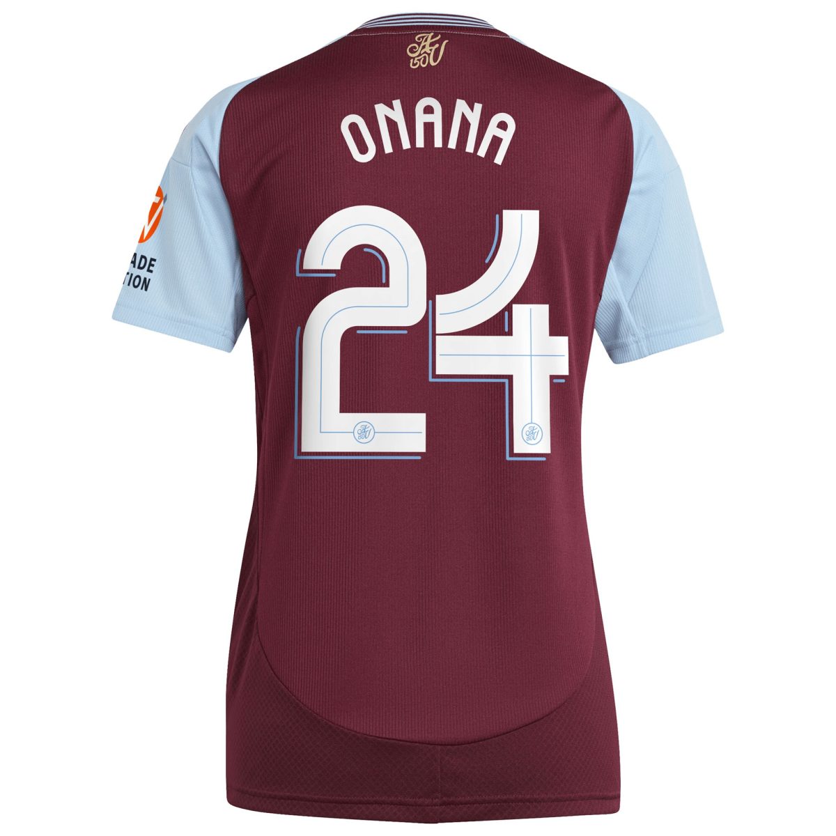 aston villa adidas home shirt 2024-25 – womens with onana 24 cup printing Collection - Aston Villa Official Store