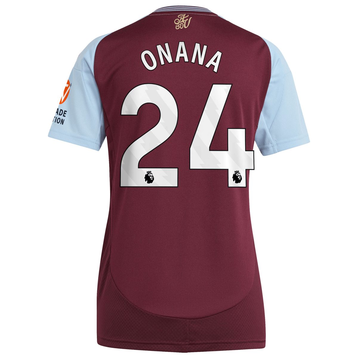 aston villa adidas home shirt 2024-25 – womens with onana 24 printing Collection - Aston Villa Official Store
