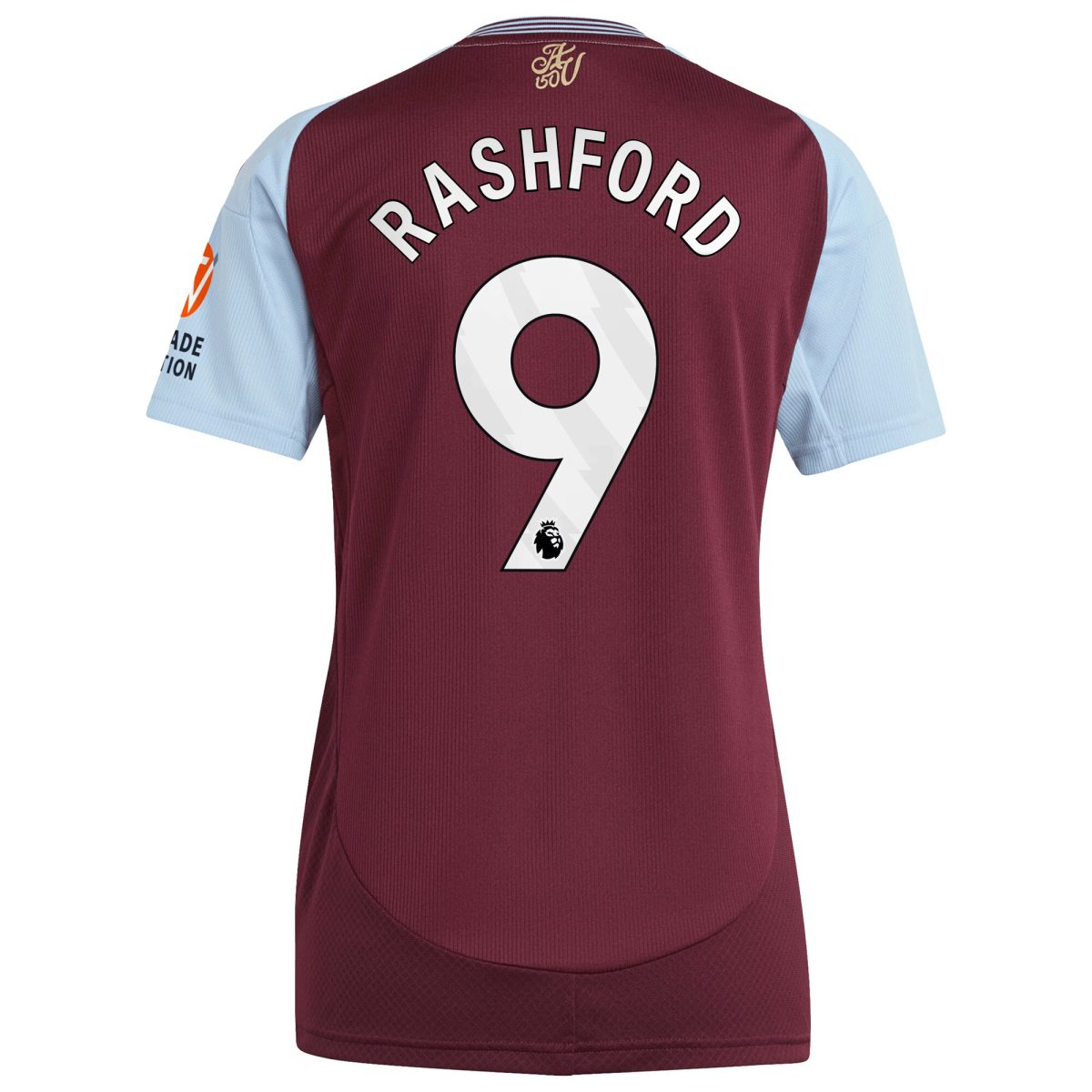 aston villa adidas home shirt 2024-25 – womens with rashford 9 printing Collection - Aston Villa Official Store