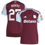 aston villa adidas home shirt 2024-25 – womens with rogers 27 cup printing Collection - Aston Villa Official Store