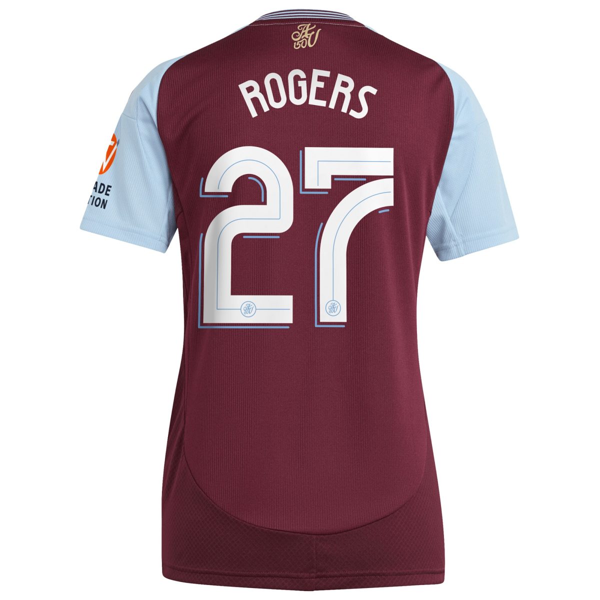 aston villa adidas home shirt 2024-25 – womens with rogers 27 cup printing Collection - Aston Villa Official Store
