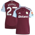 aston villa adidas home shirt 2024-25 – womens with rogers 27 printing Collection - Aston Villa Official Store