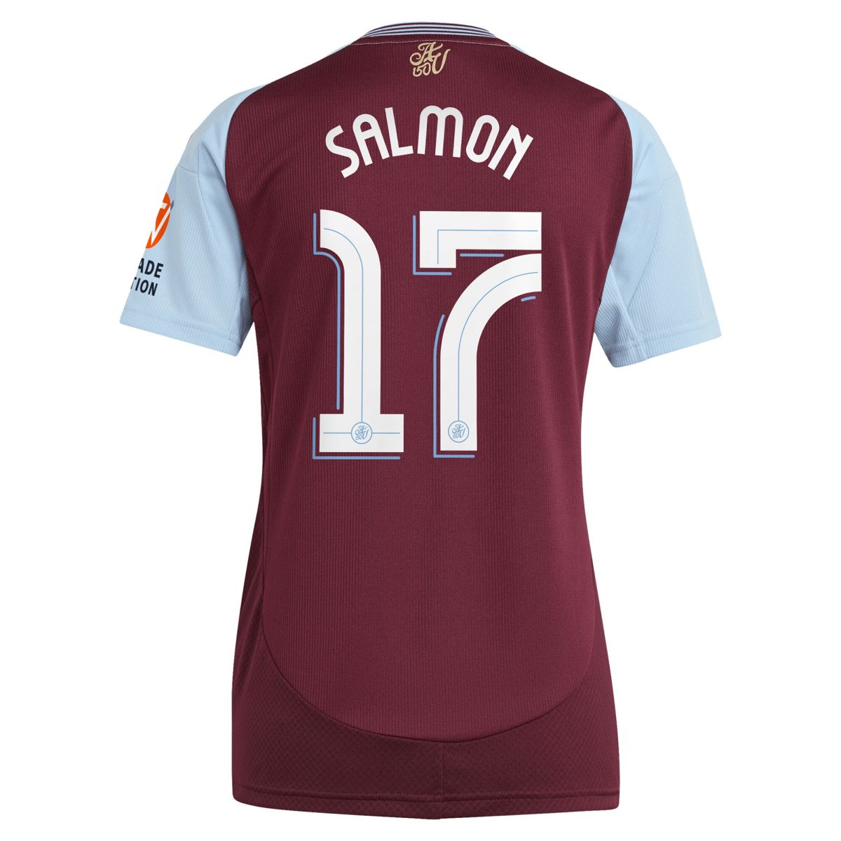 aston villa adidas home shirt 2024-25 – womens with salmon 17 cup printing Collection - Aston Villa Official Store