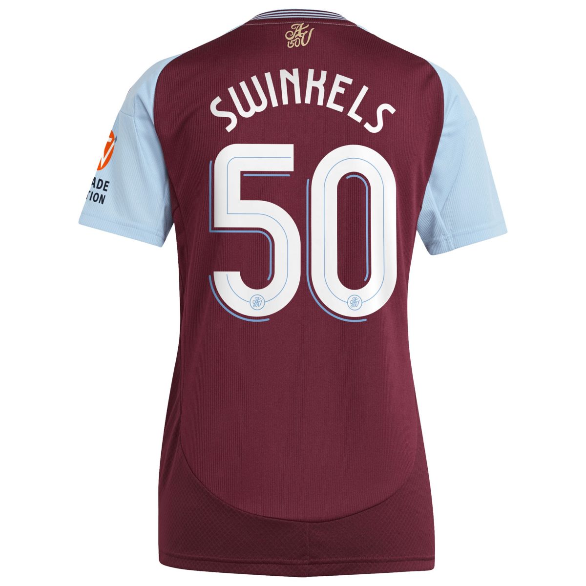 aston villa adidas home shirt 2024-25 – womens with swinkels 50 cup printing Collection - Aston Villa Official Store