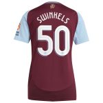 aston villa adidas home shirt 2024-25 – womens with swinkels 50 cup printing Collection - Aston Villa Official Store