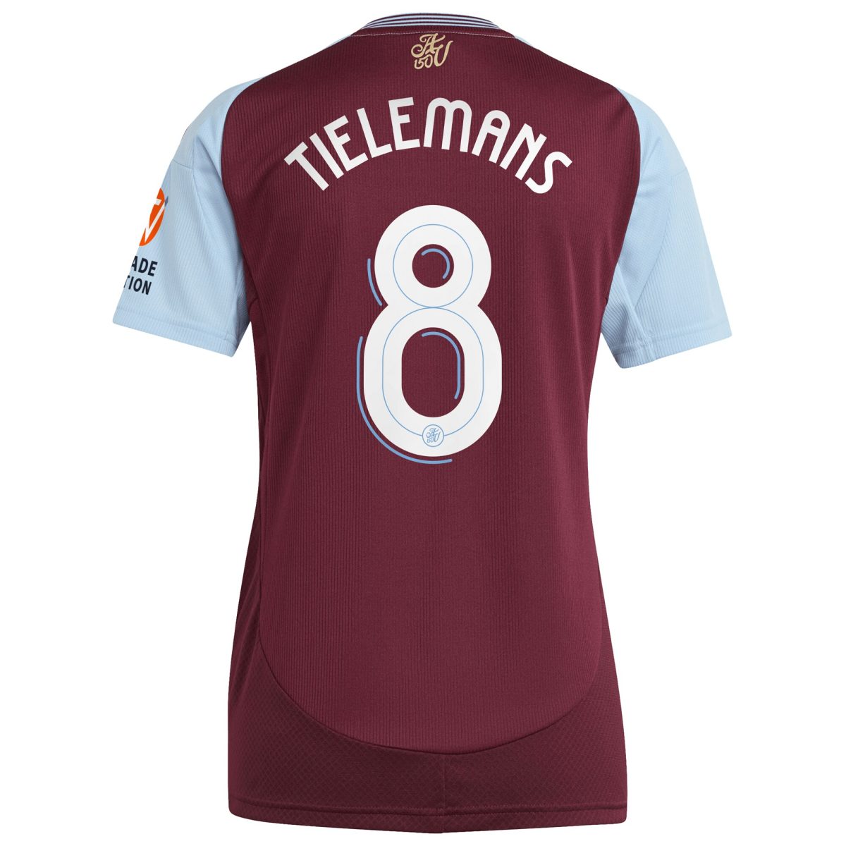 aston villa adidas home shirt 2024-25 – womens with tielemans 8 cup printing Collection - Aston Villa Official Store
